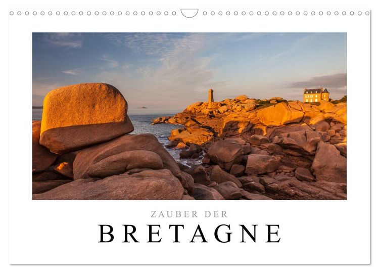 Produktbild: Bretagne - Zauber der C&ocirc;te de Granit Rose (Wandkalender 2026 DIN A3 quer), CALVENDO Monatskalender