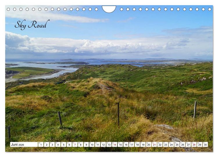 Produktbild: Irische Landschaften - Rund um die gr&uuml;ne Insel (Wandkalender 2026 DIN A4 quer), CALVENDO Monatskalender