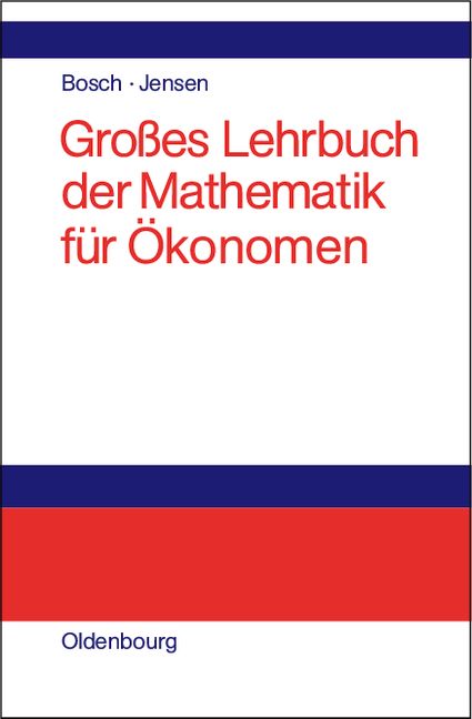 Produktbild: Gro&szlig;es Lehrbuch der Mathematik f&uuml;r &Ouml;konomen