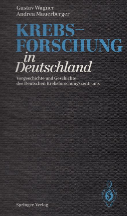 Produktbild: Krebsforschung in Deutschland