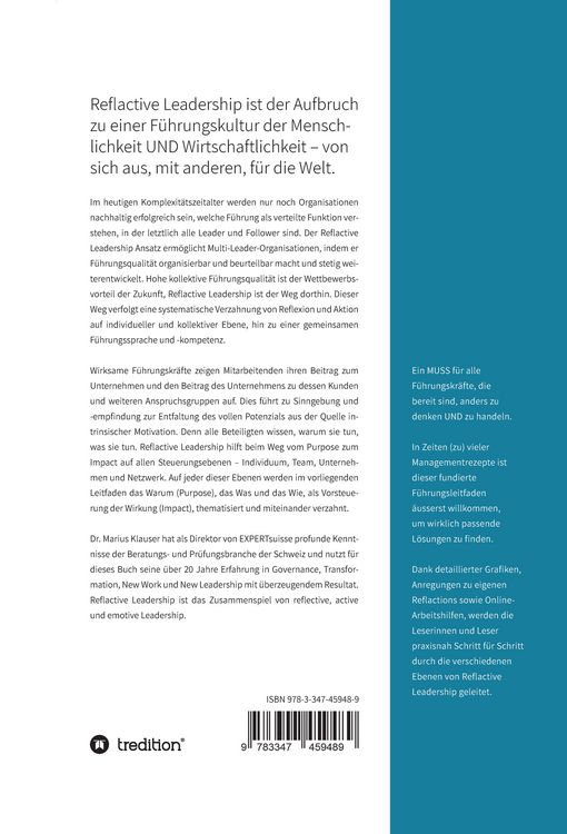Produktbild: Reflactive Leadership - from purpose to impact