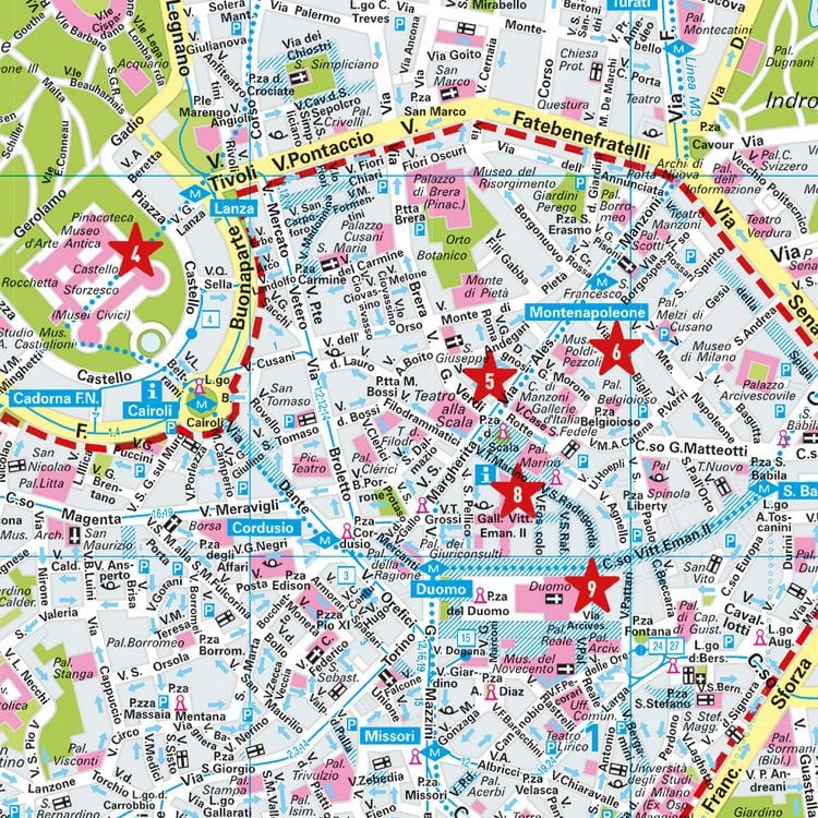 Produktbild: MARCO POLO Cityplan Mailand 1:12.000