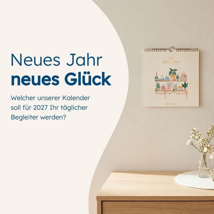 Produktbild: Wandkalender quadratisch 2027 Lieblingstage