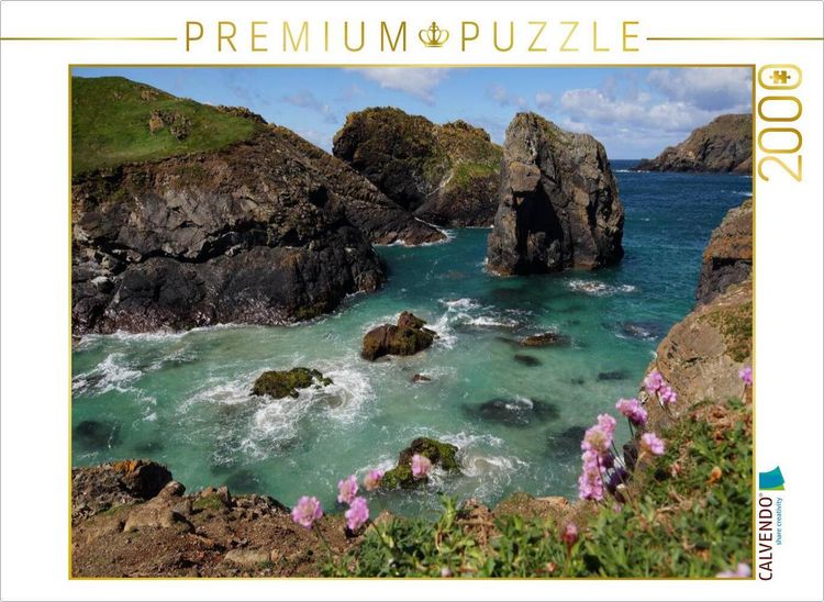 Produktbild: CALVENDO Puzzle Kynance Cove | 2000 Teile Lege-Gr&ouml;&szlig;e 90x67cm Foto-Puzzle f&uuml;r gl&uuml;ckliche Stunden