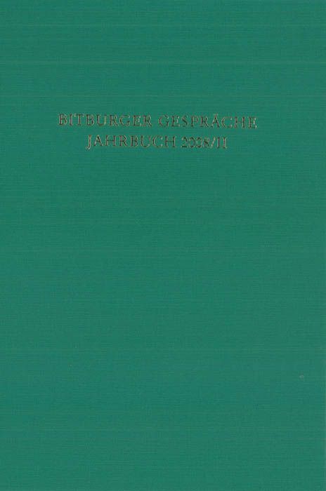 Produktbild: Bitburger Gespr&auml;che Jahrbuch 2008/II