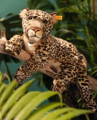 Produktbild: Steiff 067518 - Parddy Leopard, liegend, Pl&uuml;sch, 36 cm