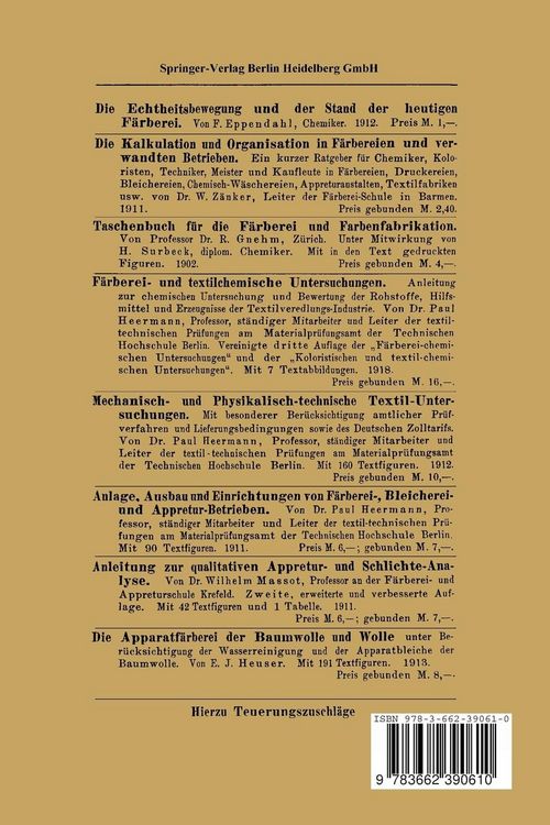 Produktbild: Betriebspraxis der Baumwollstrangf&auml;rberei