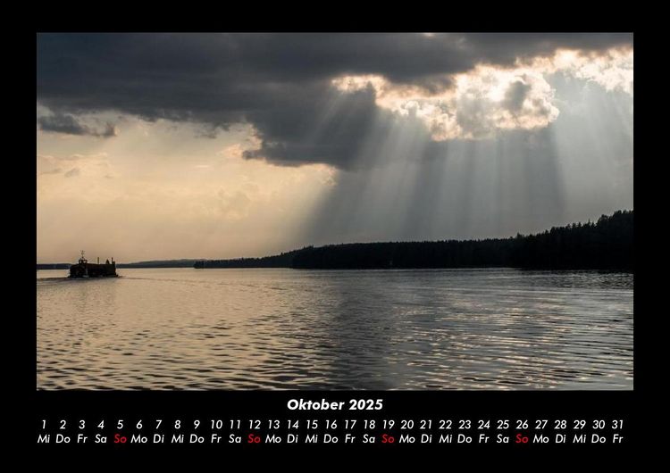Produktbild: Die Seen der Erde 2025 Fotokalender DIN A3