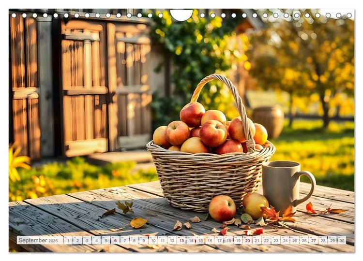 Produktbild: Wo der Tag nach Heu duftet - Zw&ouml;lf stille Monatsmomente im b&auml;uerlichen Rhythmus der Natur (Wandkalender 2026 DIN A4 quer), CALVENDO Monatskalender
