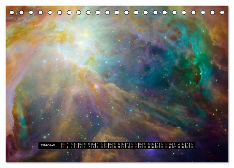 Produktbild: Planetarischer Nebel (Tischkalender 2026 DIN A5 quer), CALVENDO Monatskalender