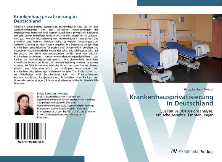Produktbild: Krankenhausprivatisierung in Deutschland