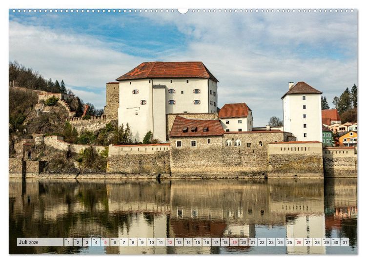 Produktbild: Die Donau zwischen Weltenburg und Passau (Wandkalender 2026 DIN A2 quer), CALVENDO Monatskalender