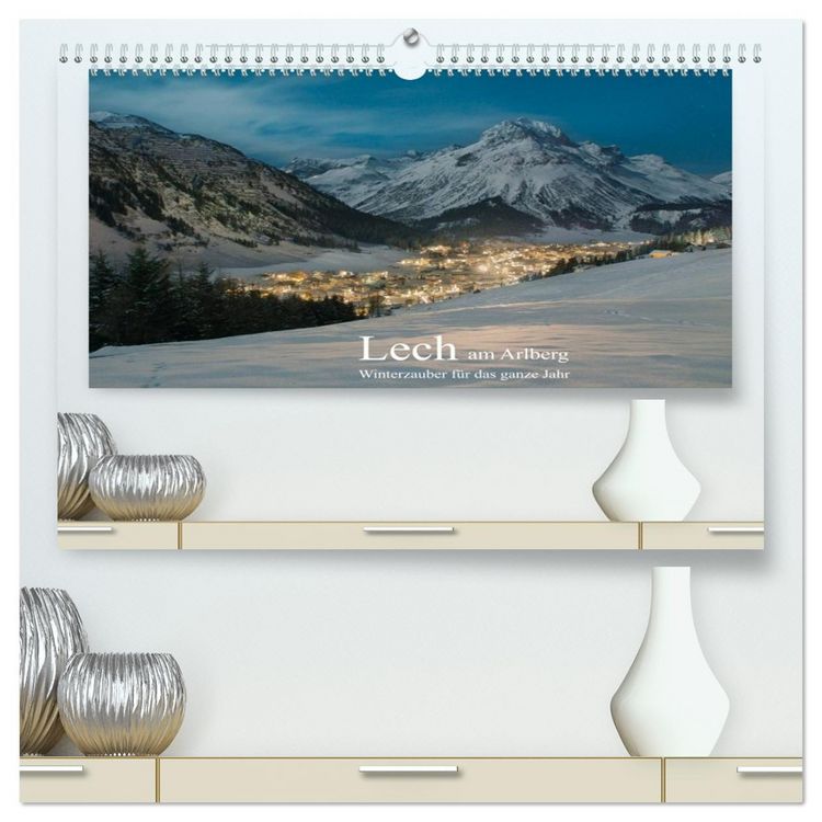 Produktbild: Lech am Arlberg - Winterzauber f&uuml;r das ganze Jahr (hochwertiger Premium Wandkalender 2026 DIN A2 quer), Kunstdruck in Hochglanz