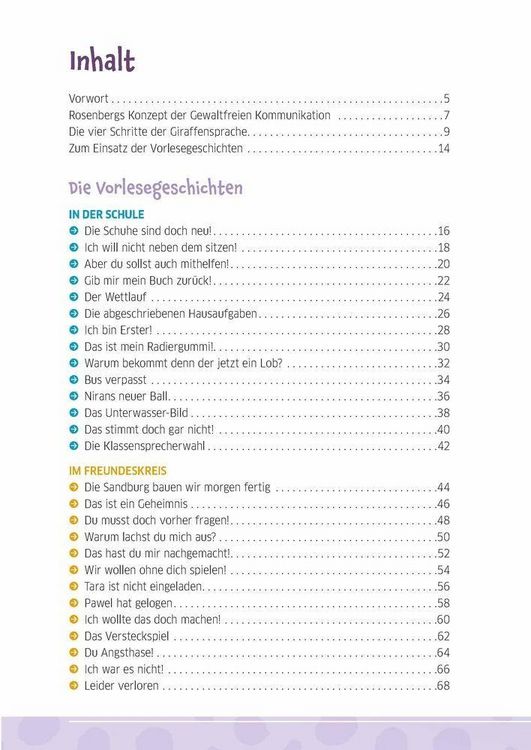 Produktbild: 40 Vorlesegeschichten zur Giraffensprache, ab 6 Jahre