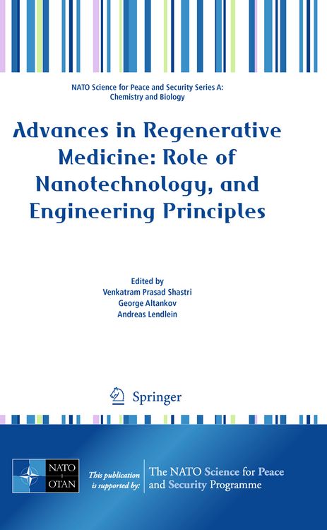Produktbild: Advances in Regenerative Medicine: Role of Nanotechnology, and Engineering Principles