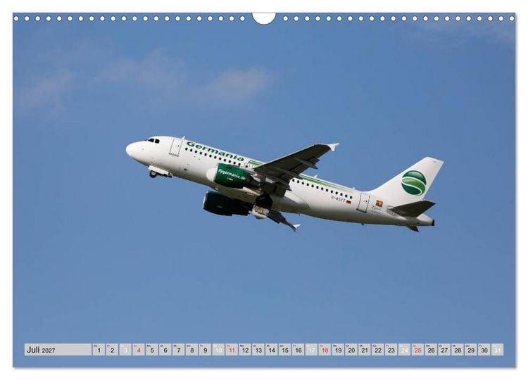 Produktbild: Flugzeuge - Starts und Landeanfl&uuml;ge (Wandkalender 2027 DIN A3 quer), CALVENDO Monatskalender