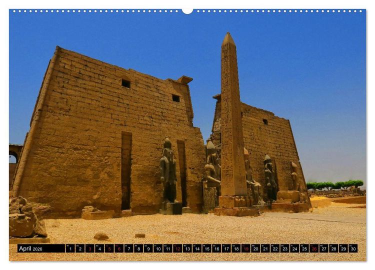 Produktbild: Zwischen Luxor und Qena - antikes &Auml;gypten am Nil (Wandkalender 2026 DIN A2 quer), CALVENDO Monatskalender