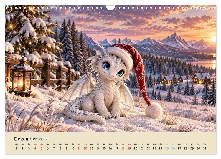 Produktbild: Kleine Fantasiedrachen und ihre Abenteuer (Wandkalender 2027 DIN A3 quer), CALVENDO Monatskalender