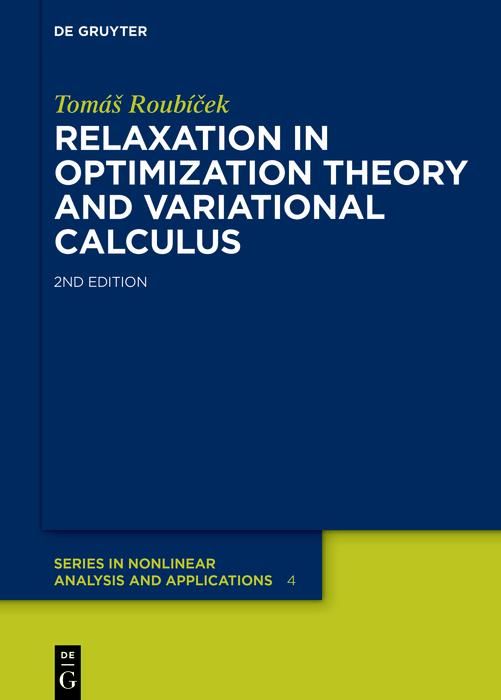 Produktbild: Relaxation in Optimization Theory and Variational Calculus