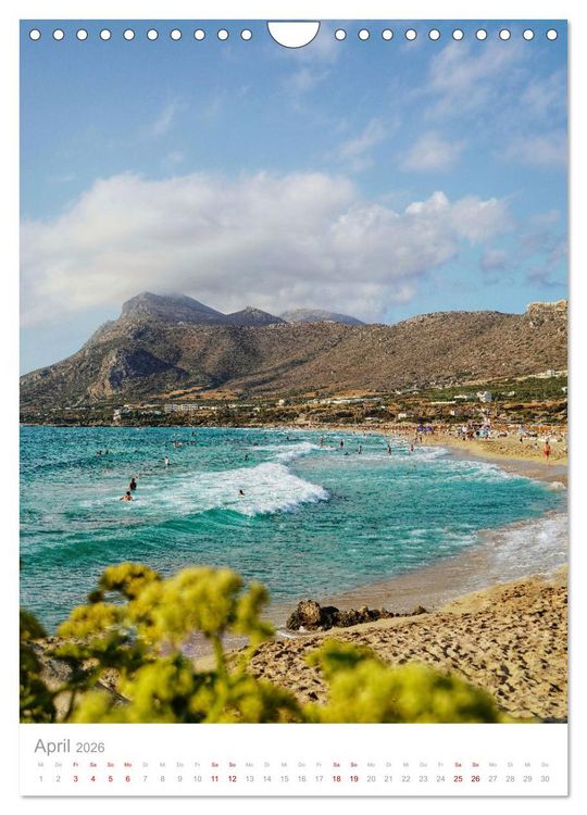 Produktbild: Kreta (Wandkalender 2026 DIN A4 hoch), CALVENDO Monatskalender