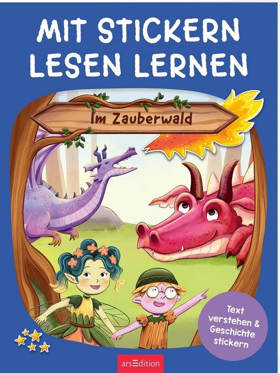 Produktbild: Mit Stickern Lesen lernen &ndash; Im Zauberwald
