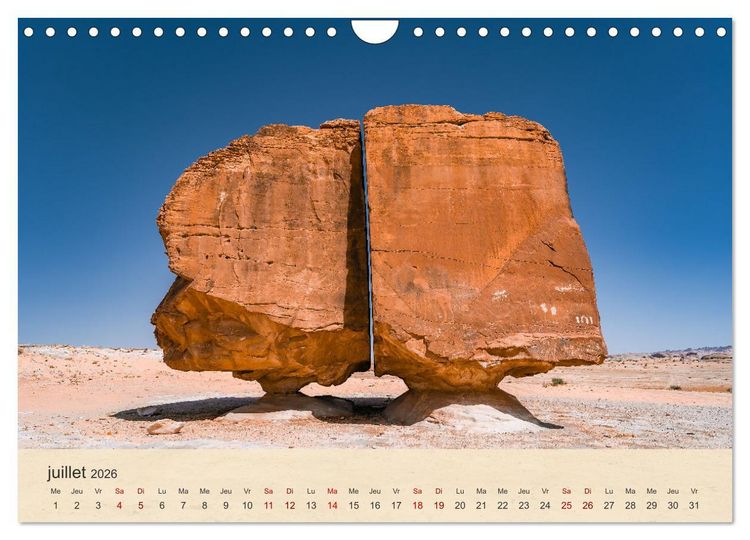 Produktbild: Arabie Saoudite - Royaume des fascinations (Calendrier mural 2026 DIN A4 vertical), CALVENDO calendrier mensuel