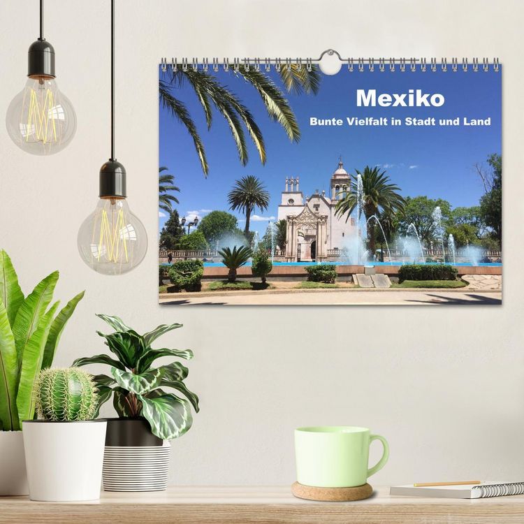 Produktbild: Mexiko - Bunte Vielfalt in Stadt und Land (Wandkalender 2026 DIN A4 quer), CALVENDO Monatskalender
