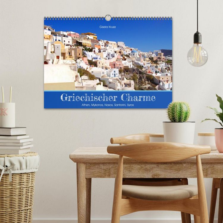 Produktbild: Griechischer Charme (Wandkalender 2026 DIN A3 quer), CALVENDO Monatskalender