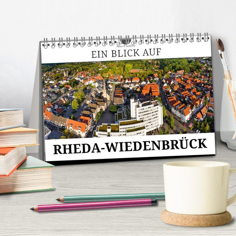 Produktbild: Ein Blick auf Rheda-Wiedenbr&uuml;ck (Tischkalender 2026 DIN A5 quer), CALVENDO Monatskalender