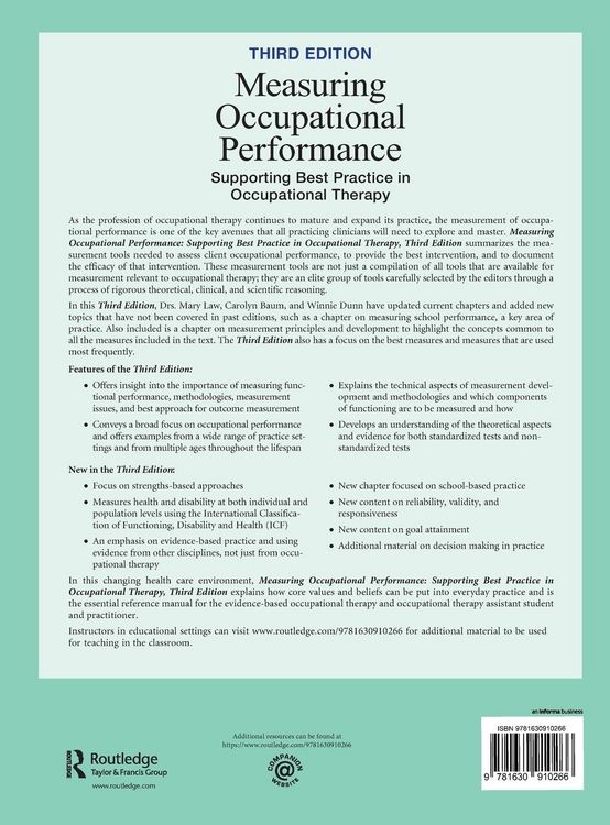 Produktbild: Measuring Occupational Performance