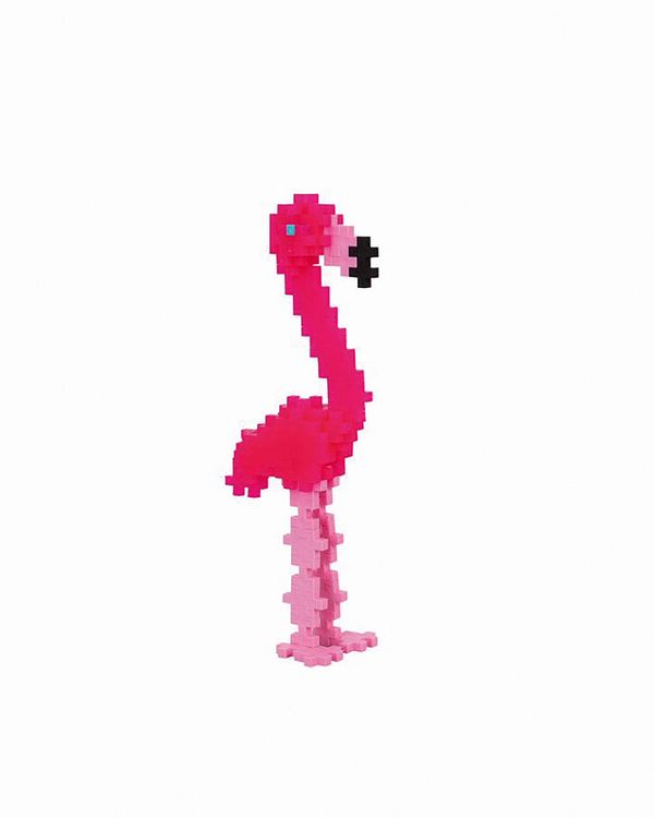 Produktbild: 100 Kreativ Bausteine Flamingo