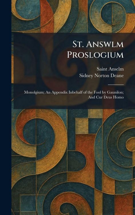 Produktbild: St. Answlm Proslogium