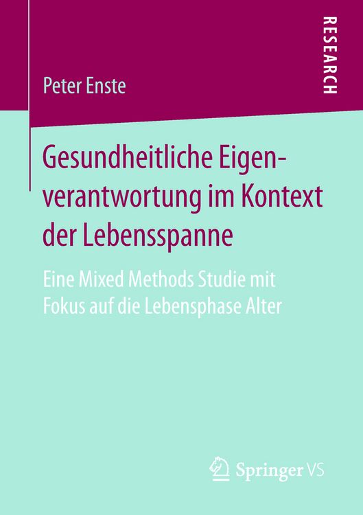 Produktbild: Gesundheitliche Eigenverantwortung im Kontext der Lebensspanne