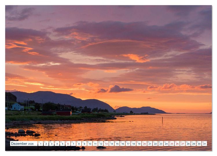 Produktbild: Lofoten Vester&aring;len (hochwertiger Premium Wandkalender 2026 DIN A2 quer), Kunstdruck in Hochglanz
