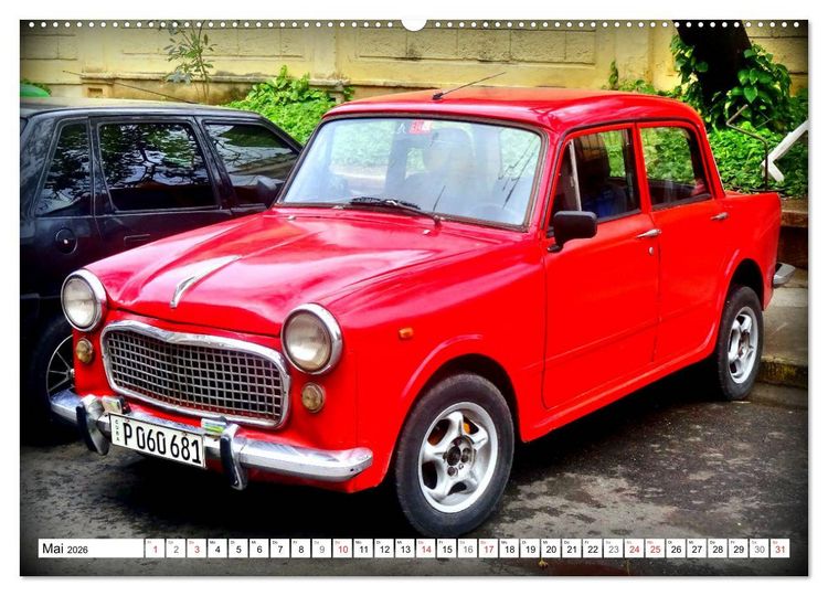 Produktbild: Fiat Nuova 1100 - Ein Klassiker Italiens (Wandkalender 2026 DIN A2 quer), CALVENDO Monatskalender