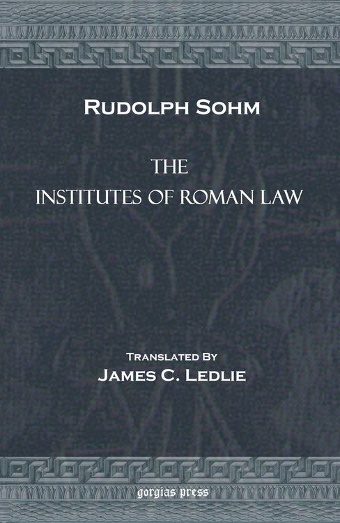Produktbild: The Institutes of Roman Law