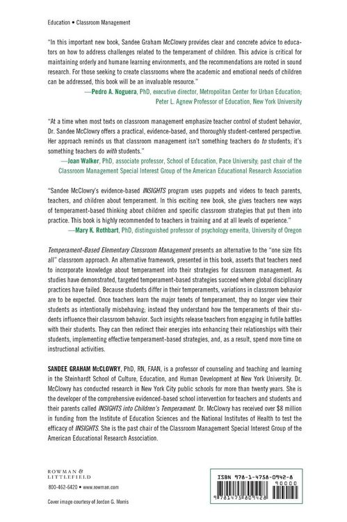 Produktbild: Temperament-Based Elementary Classroom Management