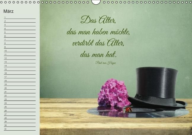 Produktbild: Spruchreifer Geburtstagskalender (Wandkalender immerw&auml;hrend DIN A3 quer)