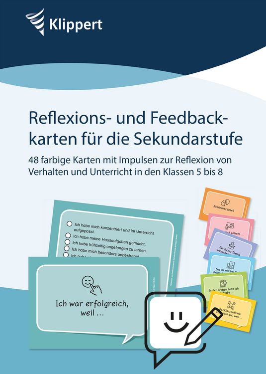 Produktbild: Reflexions- und Feedbackkarten Sekundarstufe
