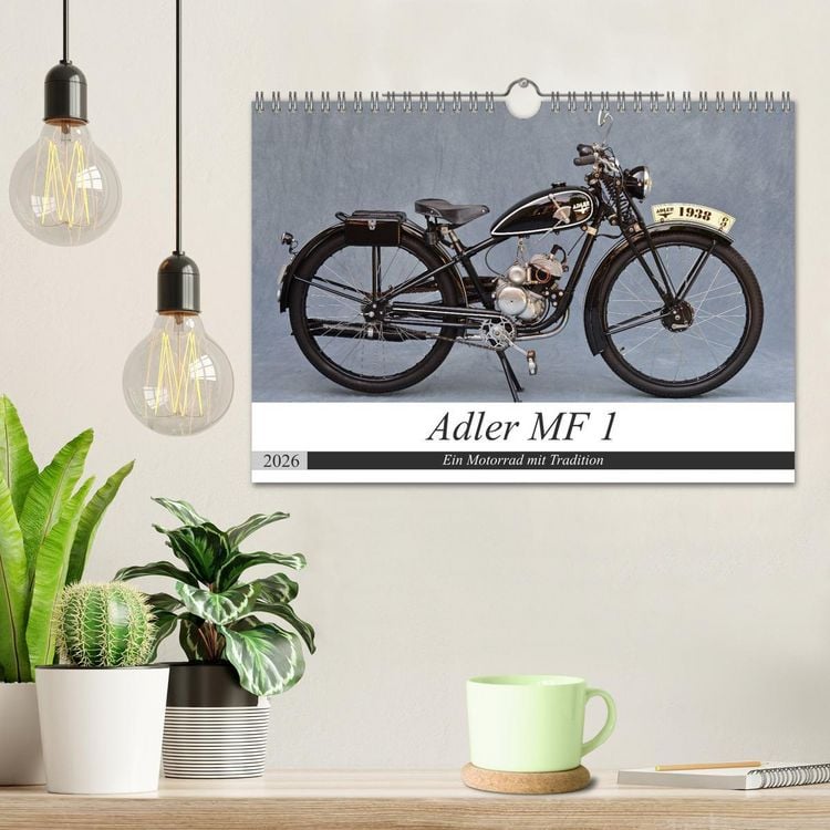 Produktbild: Adler MF 1 (Wandkalender 2026 DIN A4 quer), CALVENDO Monatskalender