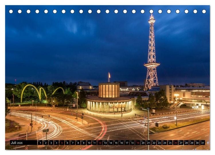 Produktbild: Berlin - Bilder einer Metropole (Tischkalender 2026 DIN A5 quer), CALVENDO Monatskalender