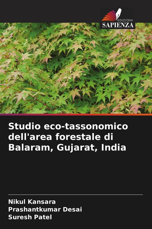 Produktbild: Studio eco-tassonomico dell'area forestale di Balaram, Gujarat, India