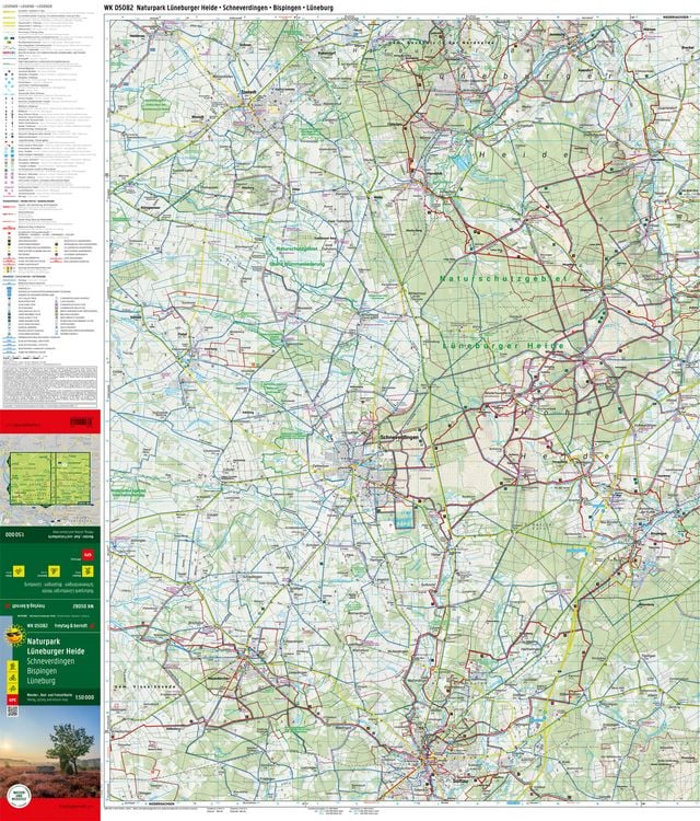 Produktbild: Naturpark L&uuml;neburger Heide, Wander-, Rad- und Freizeitkarte 1:50.000, freytag & berndt, WK D5082