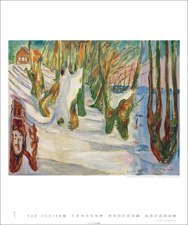 Produktbild: Edvard Munch Edition Kalender 2027