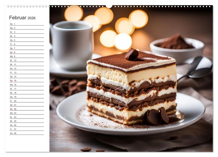 Produktbild: Buongusto Italia - Ein Jahr voller italienischer KI K&ouml;stlichkeiten (Wandkalender 2026 DIN A2 quer), CALVENDO Monatskalender