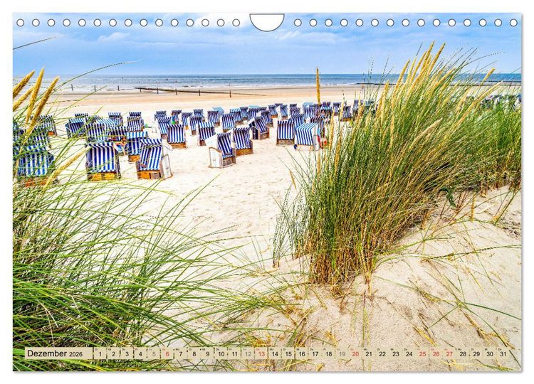 Produktbild: Norderney Spaziergang (Wandkalender 2026 DIN A4 quer), CALVENDO Monatskalender