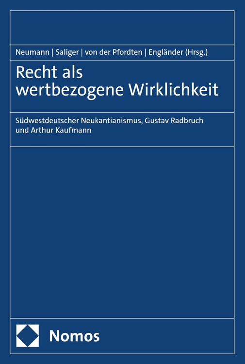 Produktbild: Recht als wertbezogene Wirklichkeit