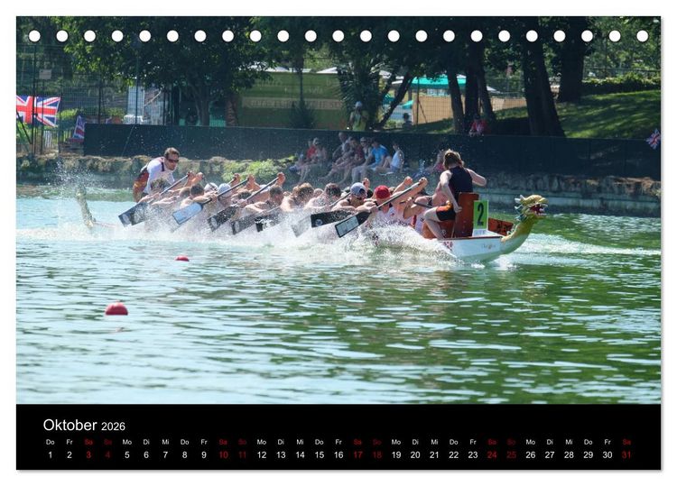 Produktbild: Drachenboot - MissionRome (Tischkalender 2026 DIN A5 quer), CALVENDO Monatskalender