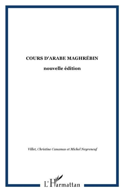 Produktbild: Cours D'arabe Maghrebin
