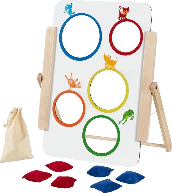 Produktbild: Zielwurfspiel f&uuml;r Klein und Gro&szlig;, beidseitig bespielbar